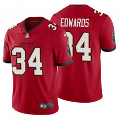 Men's Tampa Bay Buccaneers #34 Mike Edwards New Red Vapor Untouchable Limited Stitched Jersey 