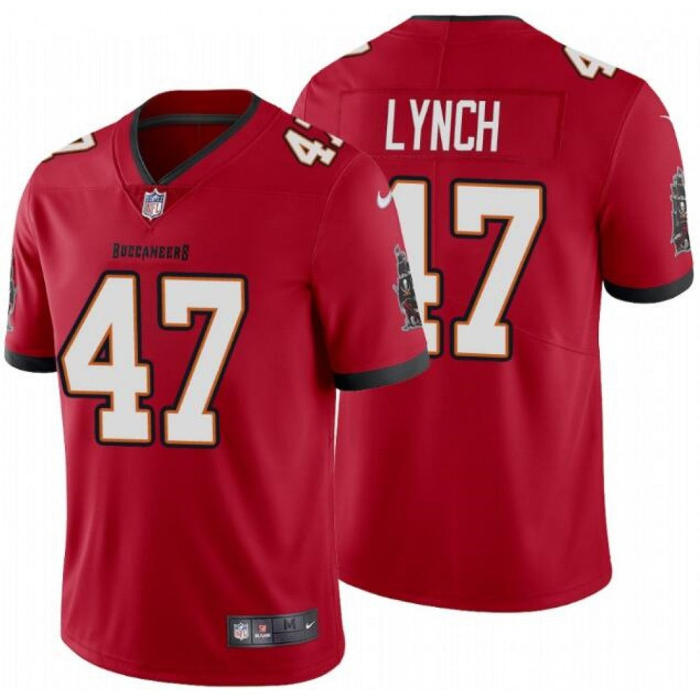 Men's Tampa Bay Buccaneers #47 John Lynch New Red Vapor Untouchable Limited Stitched NFL Jersey 