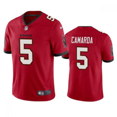 Men's Tampa Bay Buccaneers #5 Jake Camarda Red Vapor Untouchable Limited Stitched Jersey 