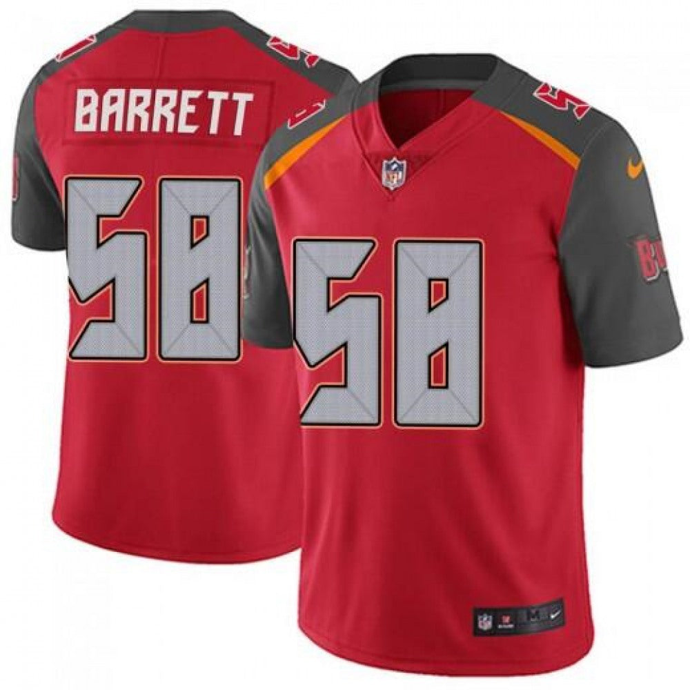 Men's Tampa Bay Buccaneers #58 Shaquil Barrett Red Vapor Untouchable Limited Stitched NFL Jersey 