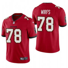 Men's Tampa Bay Buccaneers #78 Tristan Wirfs New Red Vapor Untouchable Limited Stitched Jersey 