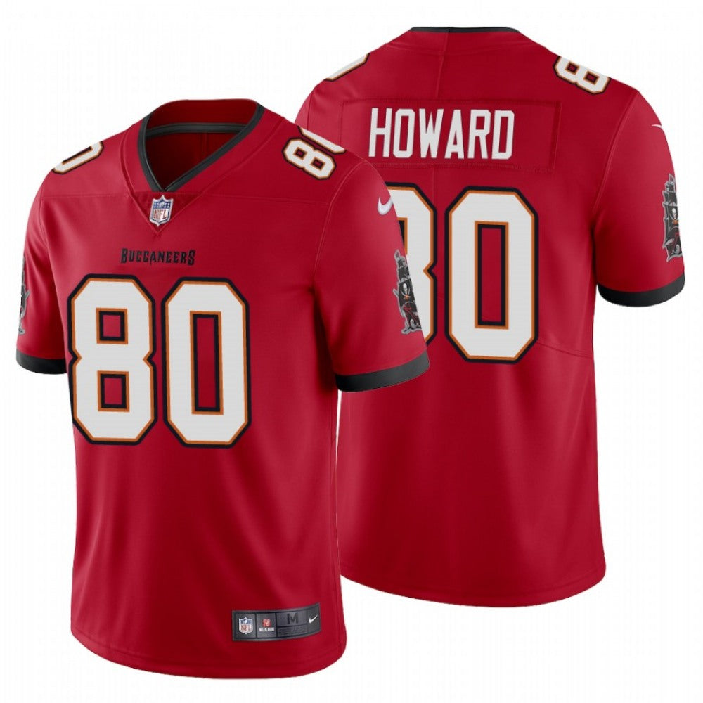 Men's Tampa Bay Buccaneers #80 O.J. Howard New Red Vapor Untouchable Limited Stitched NFL Jersey 