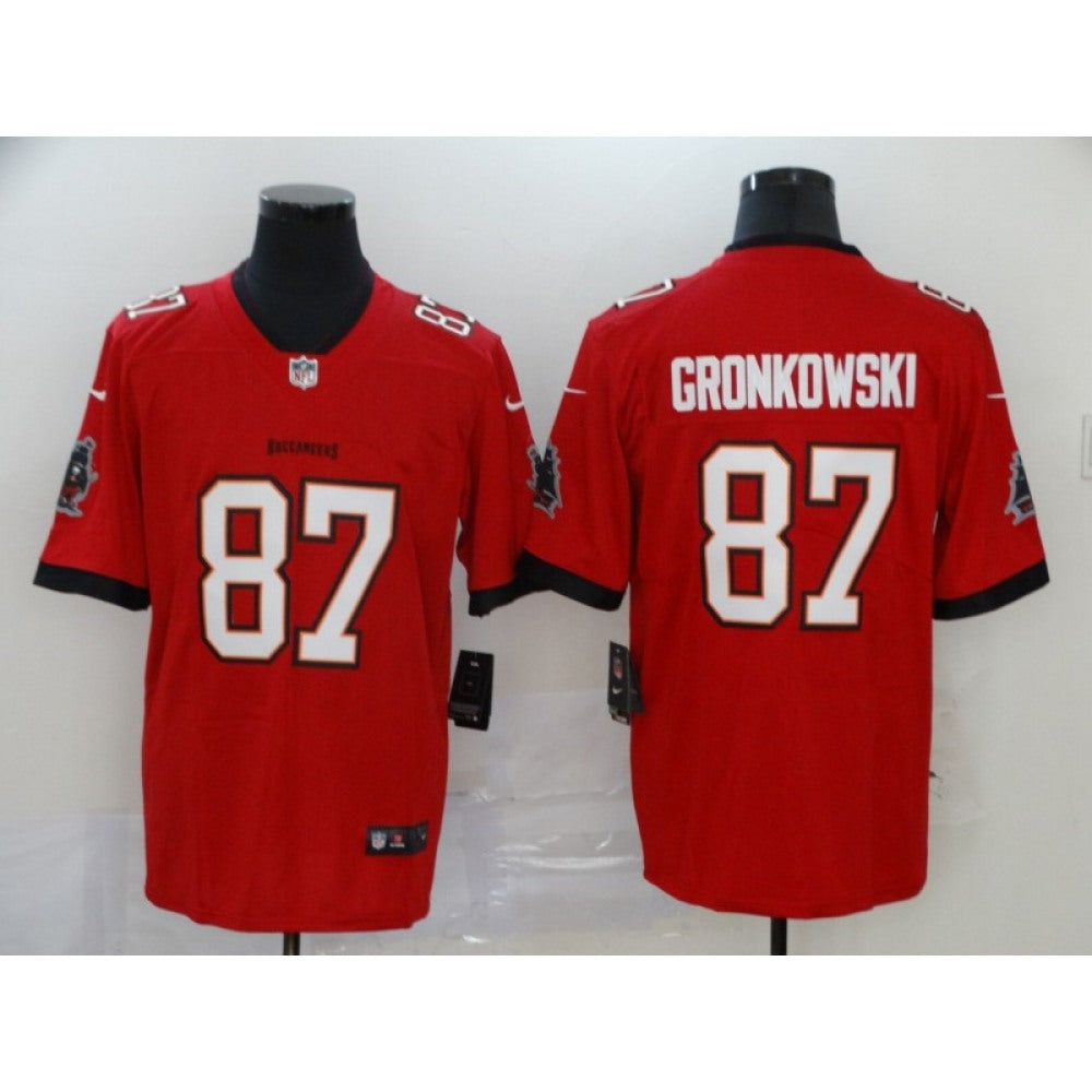 Men's Tampa Bay Buccaneers #87 Rob Gronkowski New Red Vapor Untouchable Limited Stitched NFL Jersey 