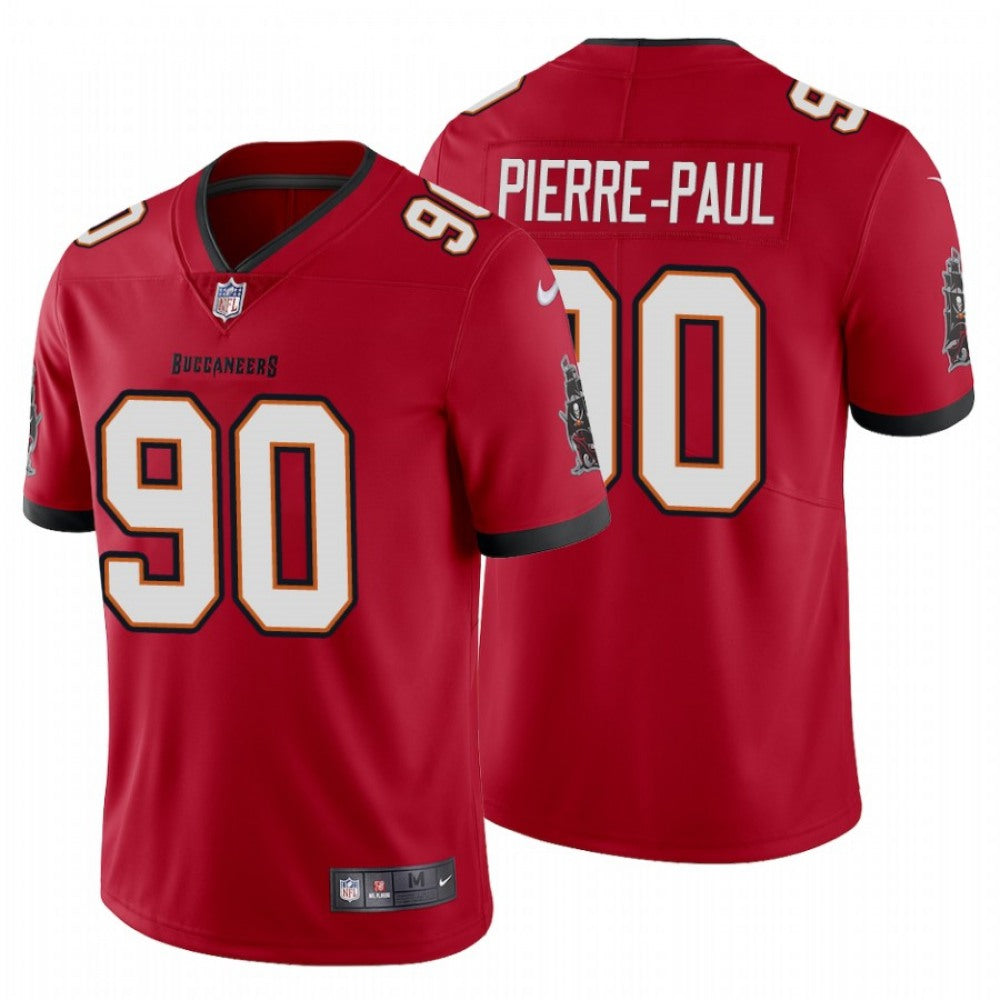 Men's Tampa Bay Buccaneers #90 Jason Pierre-Paul New Red Vapor Untouchable Limited Stitched Jersey 