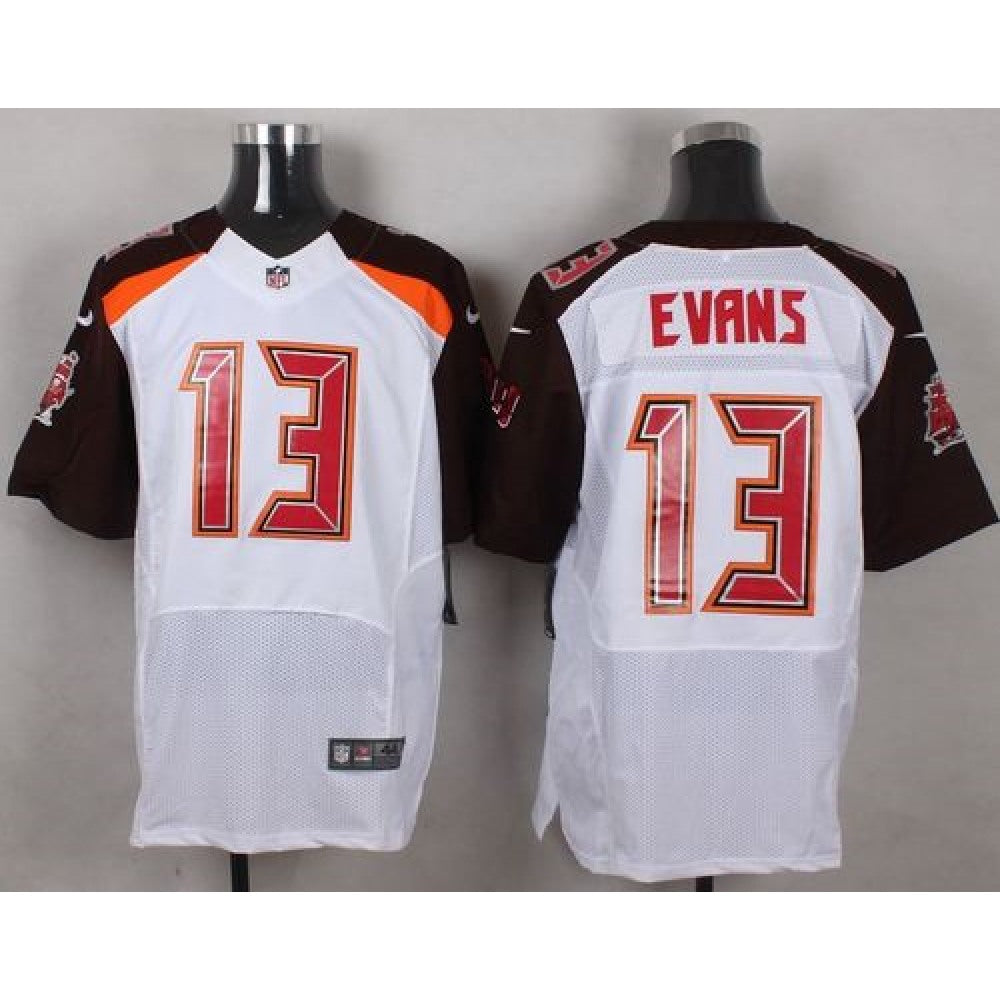Buccaneers #13 Mike Evans White Men's Stitched NFL New Elite Jersey 
