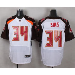 Buccaneers #34 Charles Sims White Men's Stitched NFL New Elite Jersey 