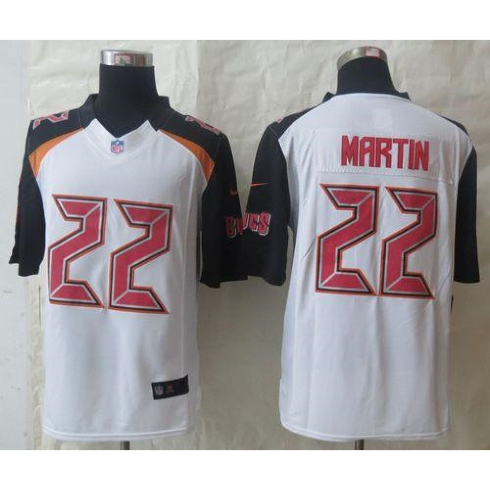 Buccaneers #22 Doug Martin White Men's Stitched NFL New Limited Jersey 