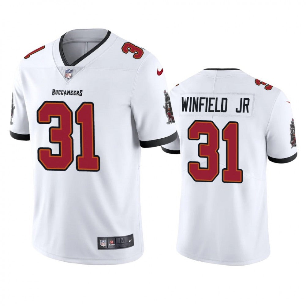 Men's Tampa Bay Buccaneers #31 Antoine Winfield Jr. New White Vapor Untouchable Limited Stitched Jersey 