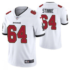Men's Tampa Bay Buccaneers #64 Aaron Stinnie White Vapor Untouchable Limited Stitched Jersey 