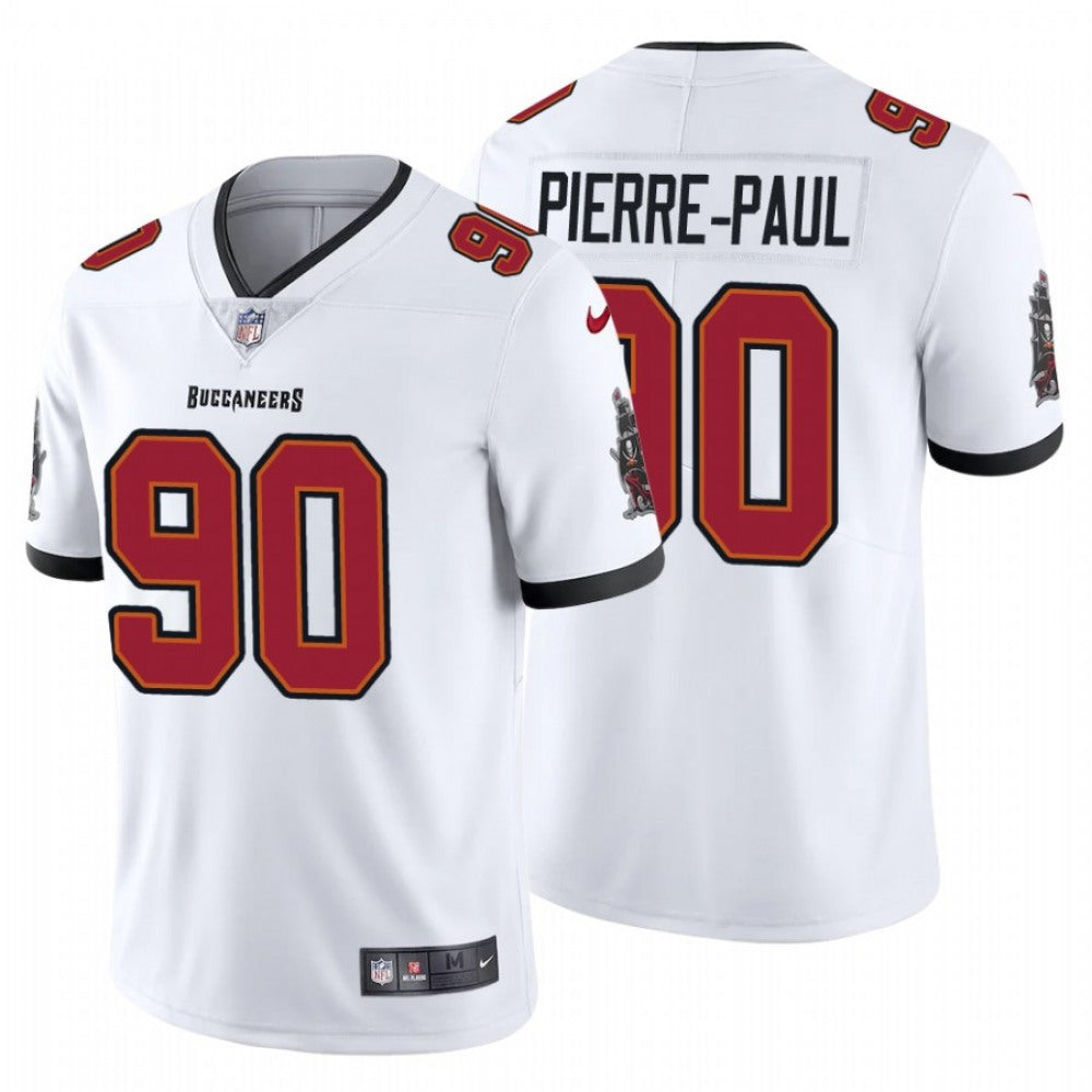 Men's Tampa Bay Buccaneers #90 Jason Pierre-Paul New White Vapor Untouchable Limited Stitched Jersey 