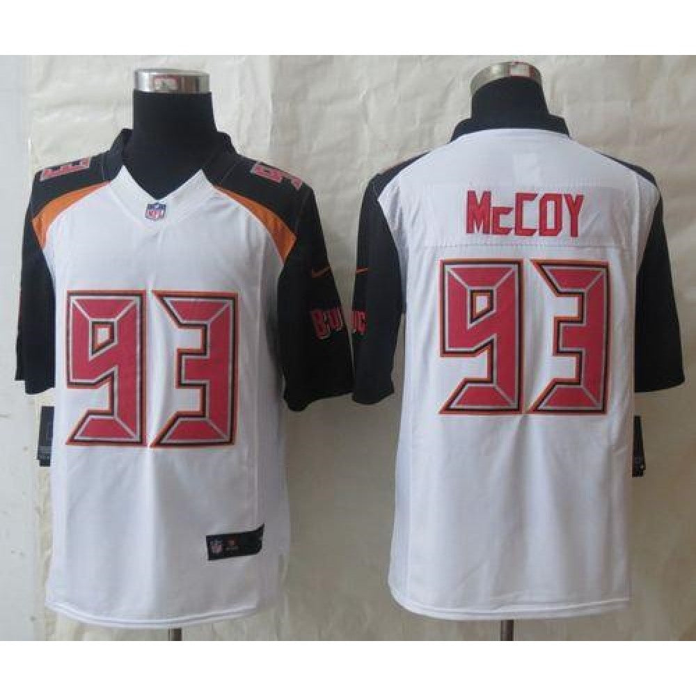 Buccaneers #93 Gerald McCoy White Men's Stitched NFL New Limited Jersey 
