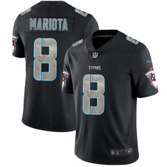Men's Tennessee Titans #8 Marcus Mariota Black 2018 Impact Limited Stitched NFL Jersey 