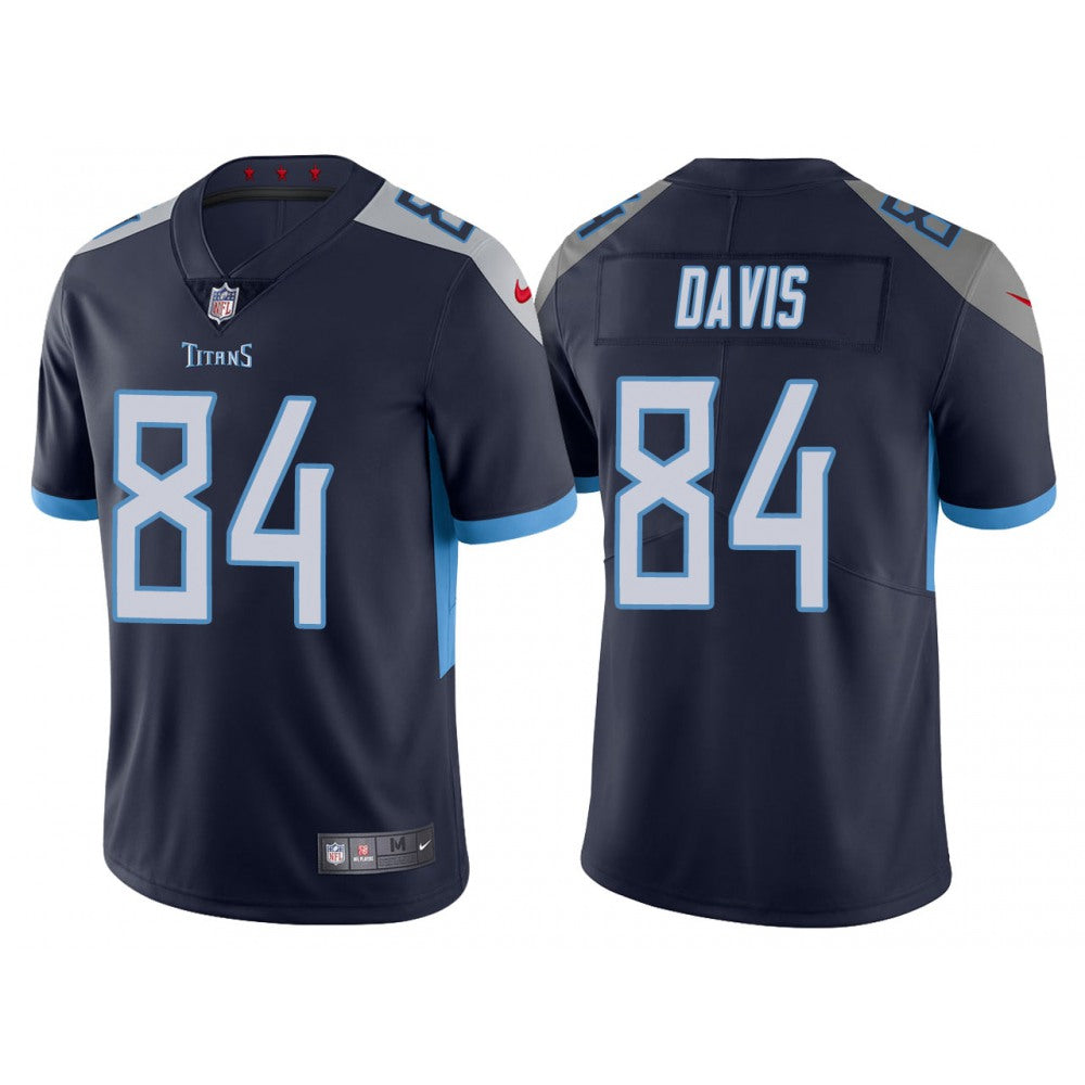 Men's Tennessee Titans #84 Corey Davis Black Vapor Untouchable Stitched Jersey 