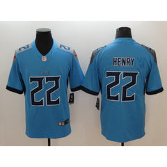 Men's Tennessee Titans #22 Derrick Henry Light Blue New 2018 Vapor Untouchable Limited Stitched Jersey 