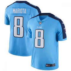 Men's Tennessee Titans #8 Marcus Mariota Light Blue Vapor Untouchable Limited Stitched NFL Jersey 