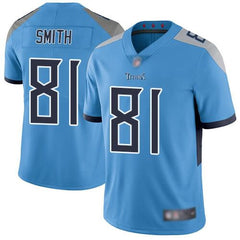 Men's Tennessee Titans #81 Jonnu Smith 2019 Blue Vapor Untouchable Limited Stitched NFL Jersey 