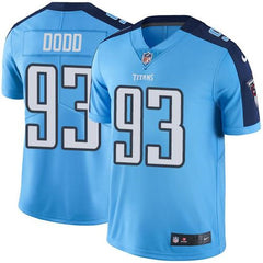 Titans #93 Kevin Dodd Light Blue Men's Stitched NFL Limited Rush Jersey 