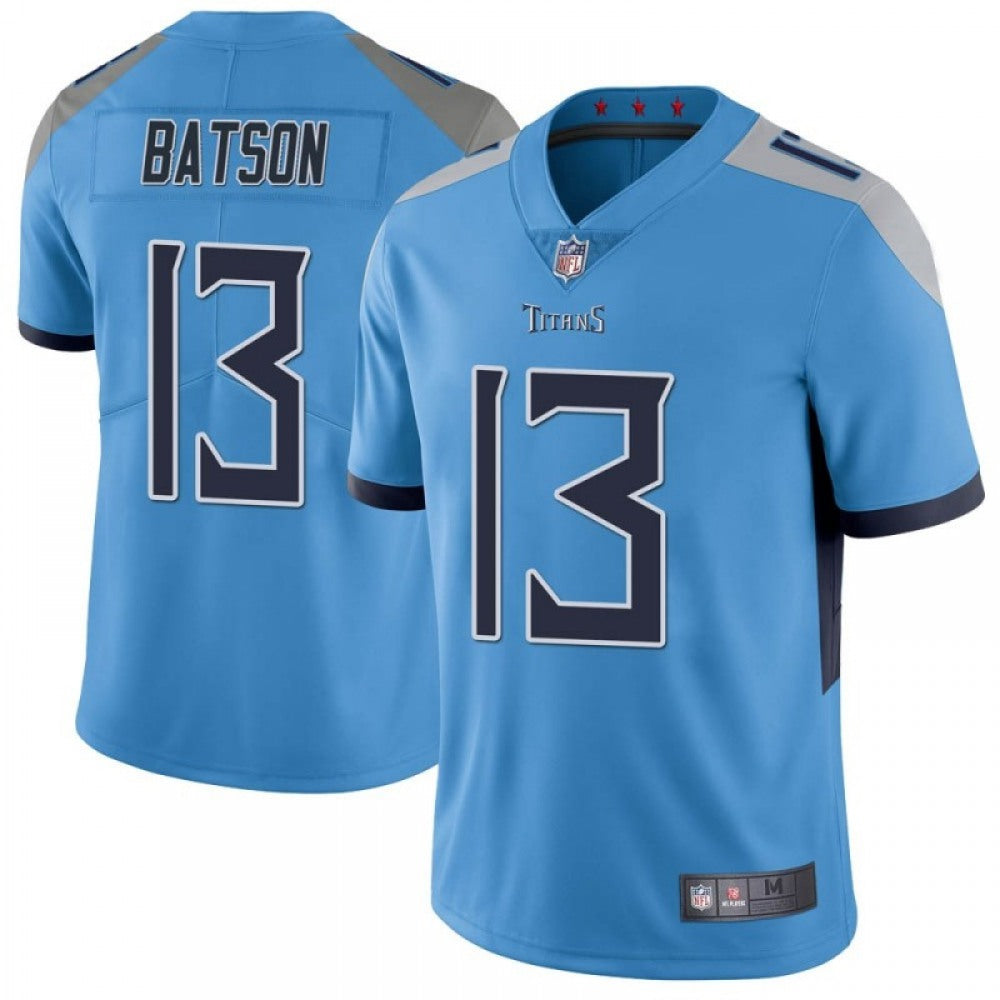 Men's Tennessee Titans #13 Cameron Batson Blue Vapor Untouchable Stitched Jersey 