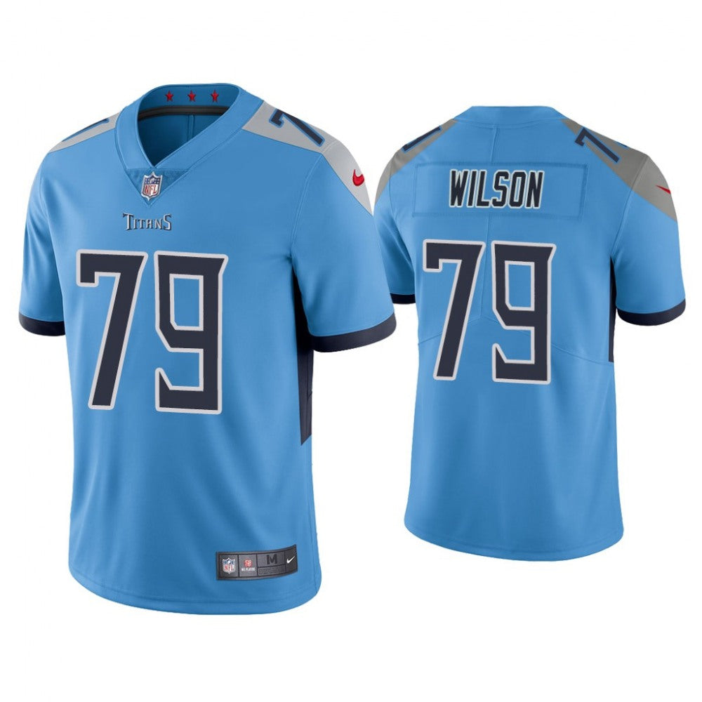 Men's Tennessee Titans #79 Isaiah Wilson Blue Vapor Untouchable Stitched Jersey 