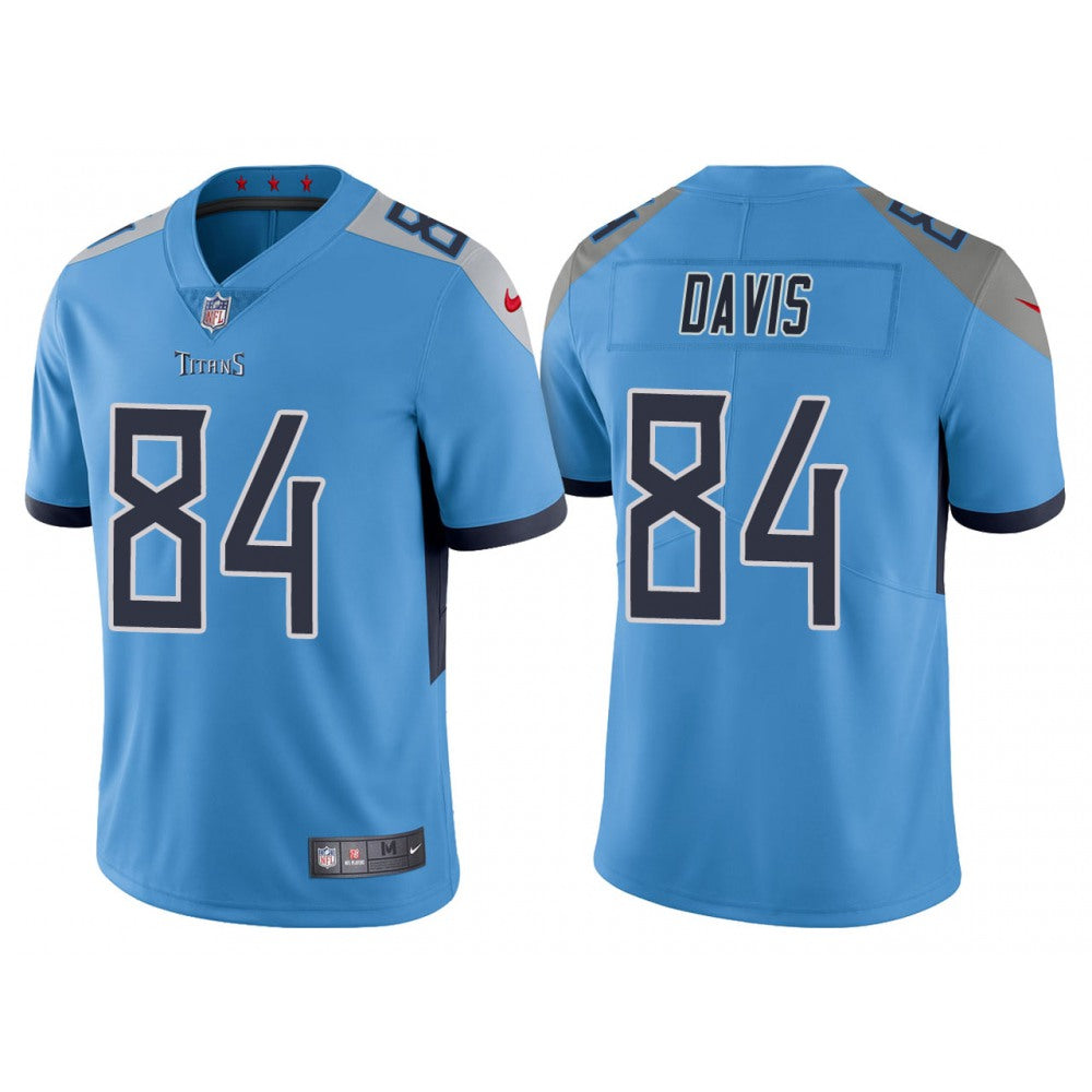 Men's Tennessee Titans #84 Corey Davis Blue Vapor Untouchable Stitched Jersey 