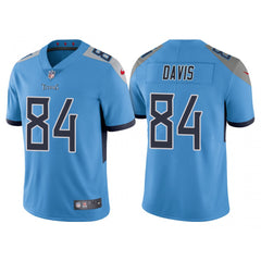 Men's Tennessee Titans #84 Corey Davis Blue Vapor Untouchable Stitched Jersey 