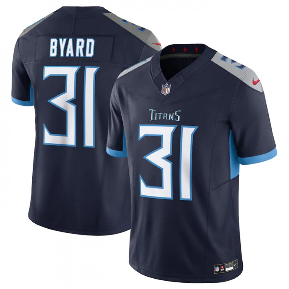 Men's Tennessee Titans #31 Kevin Byard Navy 2023 F.U.S.E Vapor Untouchable Stitched Jersey 
