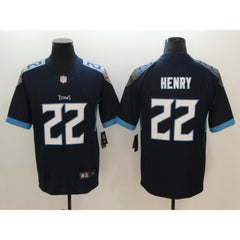 Men's Tennessee Titans #22 Derrick Henry Navy New 2018 Vapor Untouchable Limited Stitched Jersey 