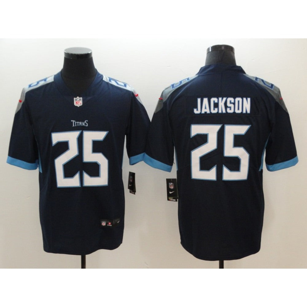 Men's Tennessee Titans #25 Adoree' Jackson Navy New 2018 Vapor Untouchable Limited Stitched Jersey 