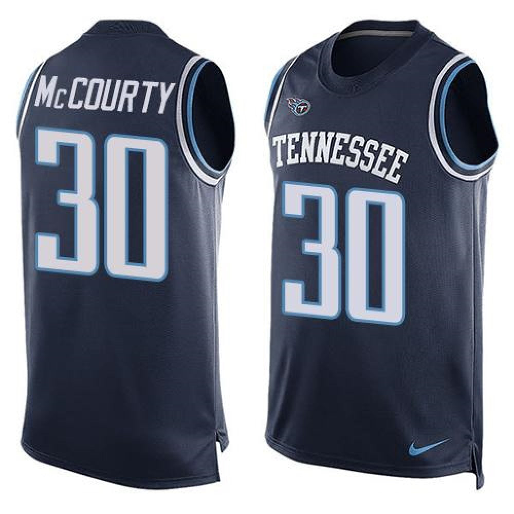 Titans #30 Jason McCourty Navy Blue Alternate Men's Stitched NFL Limited Tank Top Jersey 