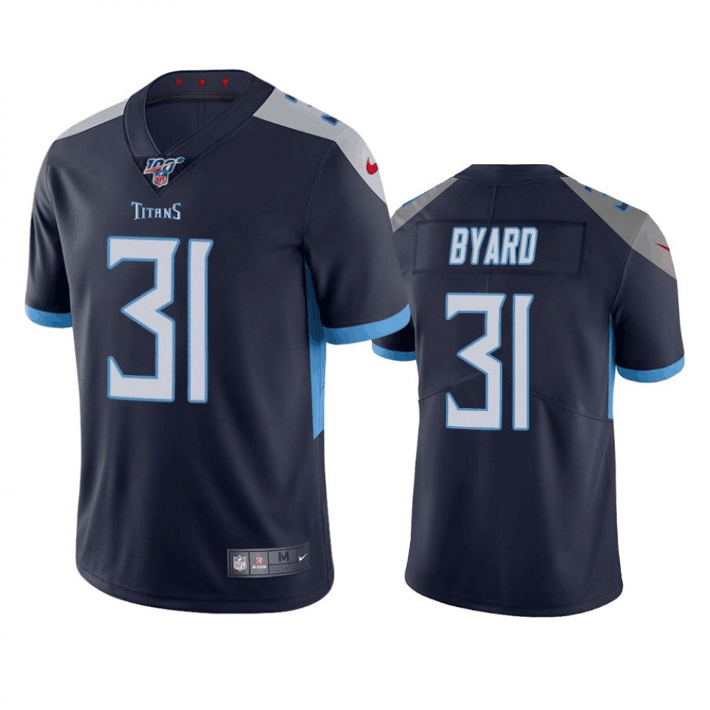 Men's Tennessee Titans #31 Kevin Byard Navy 2019 100th Season Vapor Untouchable Limited Stitched NFL Jersey 
