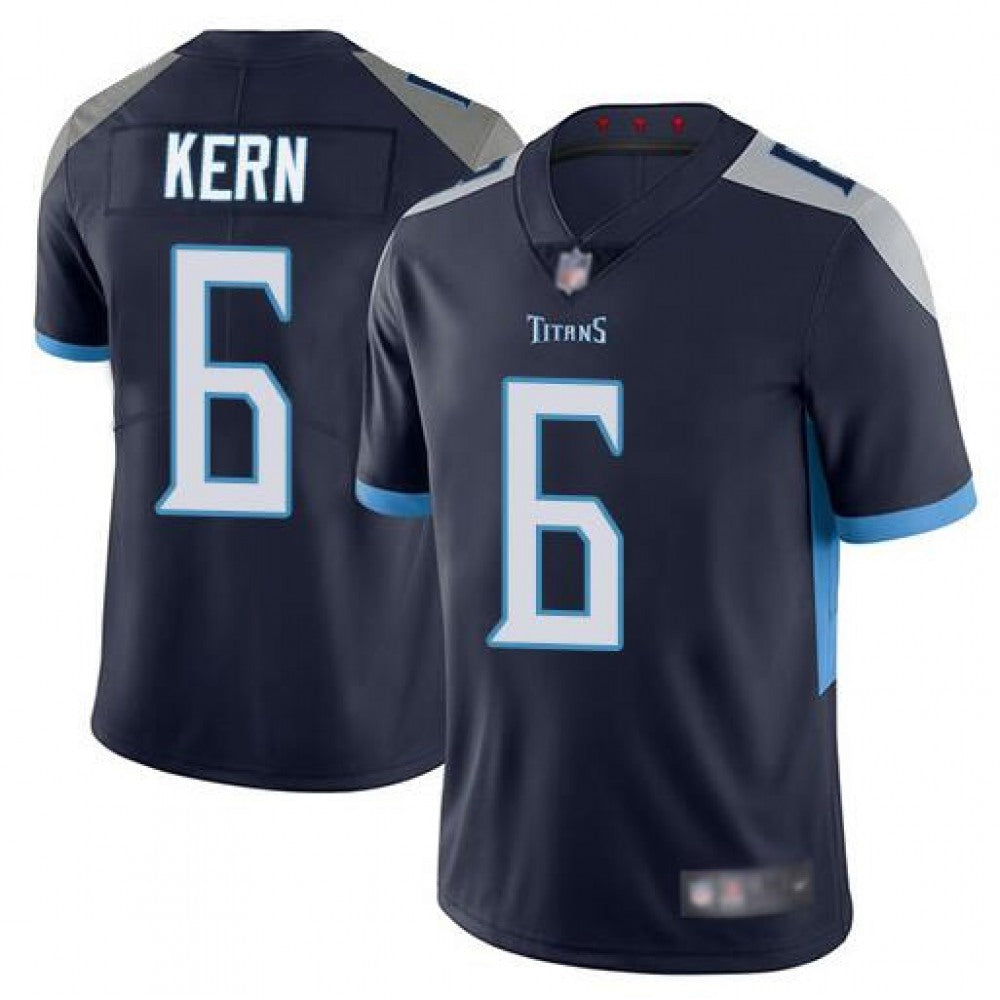 Men's Tennessee Titans #6 Brett Kern Navy Vapor Untouchable Limited Stitched NFL Jersey 
