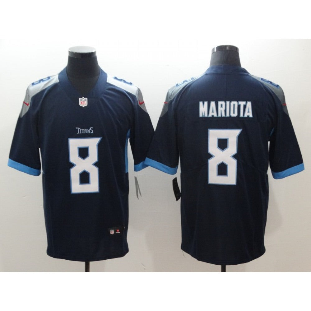 Men's Tennessee Titans #8 Marcus Mariota Navy New 2018 Vapor Untouchable Limited Stitched NFL Jersey 