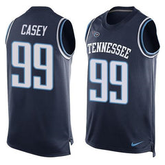 Titans #99 Jurrell Casey Navy Blue Alternate Men's Stitched NFL Limited Tank Top Jersey 