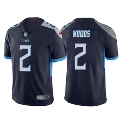 Men's Tennessee Titans #2 Robert Woods Navy Vapor Untouchable Stitched Jersey 
