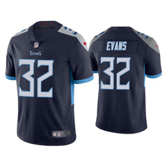Men's Tennessee Titans #32 Darrynton Evans Navy Vapor Untouchable Stitched Jersey 