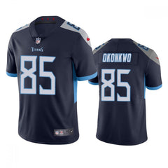 Men's Tennessee Titans #85 Chig Okonkwo Navy Vapor Untouchable Stitched Jersey 