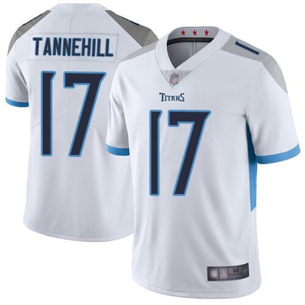 Men's Tennessee Titans #17 Ryan Tannehill 2019 White Vapor Untouchable Limited Stitched NFL Jersey 