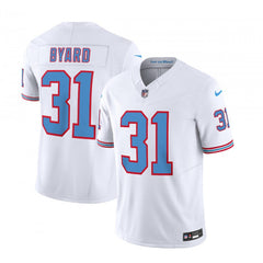 Men's Tennessee Titans #31 Kevin Byard White 2023 F.U.S.E. Vapor Limited Throwback Stitched Football Jersey 