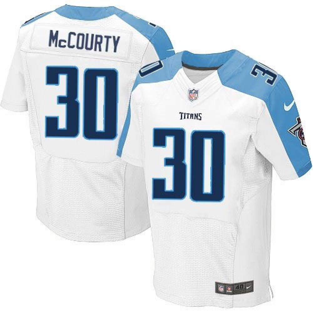 Titans #30 Jason McCourty White Men's Stitched NFL Elite Jersey 