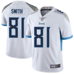 Men's Tennessee Titans #81 Jonnu Smith 2019 White Vapor Untouchable Limited Stitched NFL Jersey 