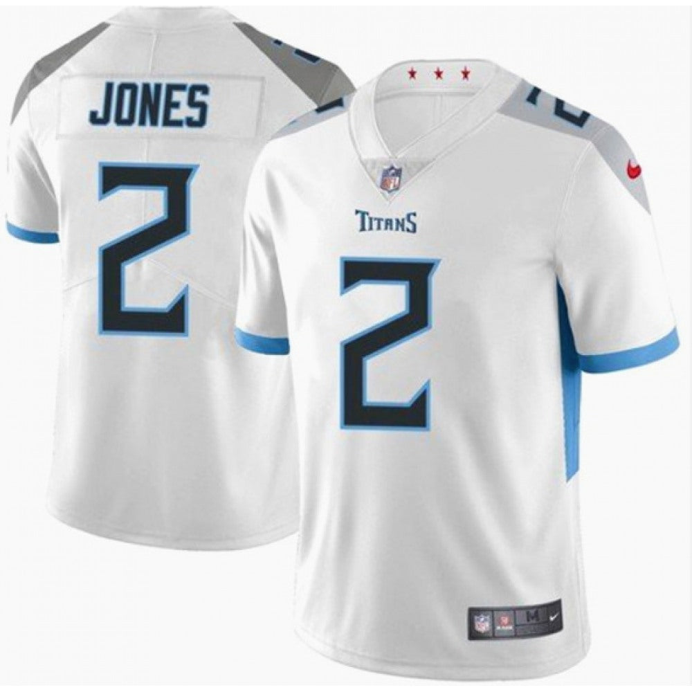 Men's Tennessee Titans #2 Julio Jones White Vapor Untouchable Stitched Jersey 