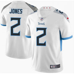 Men's Tennessee Titans #2 Julio Jones White Vapor Untouchable Stitched Jersey 