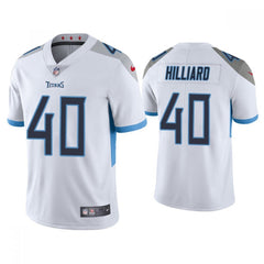 Men's Tennessee Titans #40 Dontrell Hilliard White Vapor Untouchable Stitched Jersey 