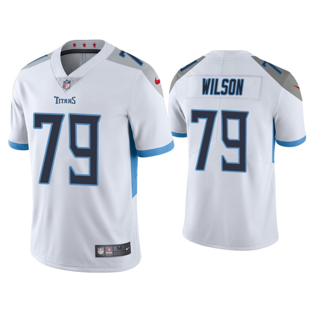 Men's Tennessee Titans #79 Isaiah Wilson White Vapor Untouchable Stitched Jersey 