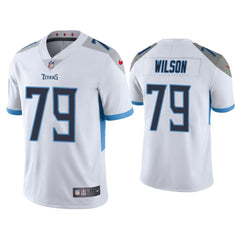 Men's Tennessee Titans #79 Isaiah Wilson White Vapor Untouchable Stitched Jersey 