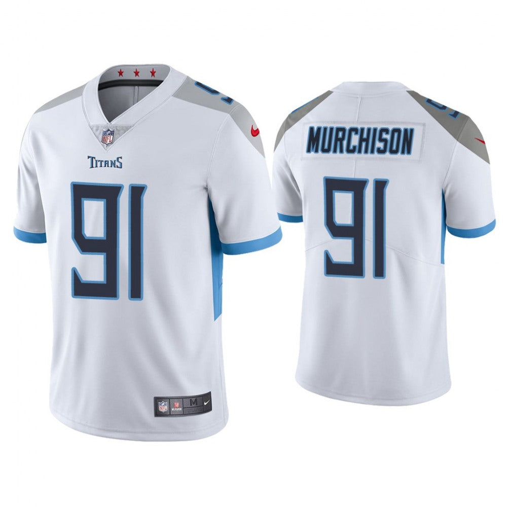 Men's Tennessee Titans #91 Larrell Murchison White Vapor Untouchable Stitched Jersey 