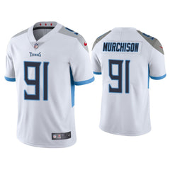 Men's Tennessee Titans #91 Larrell Murchison White Vapor Untouchable Stitched Jersey 