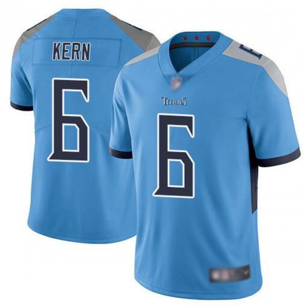 Men's Tennessee Titans #6 Brett Kern Light BLue Vapor Untouchable Limited Stitched NFL Jersey 