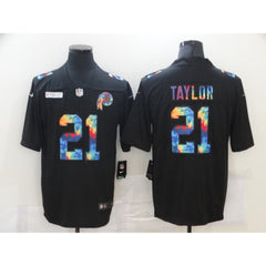 Men's Washington Football Team #21 Sean Taylor 2020 Black Crucial Catch Limited Stitched Jersey 