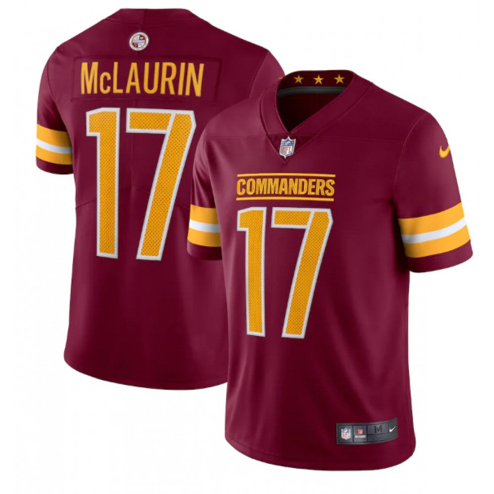 Men's Washington Commanders #17 Terry McLaurin 2022 Burgundy Vapor Stitched Football Jersey 